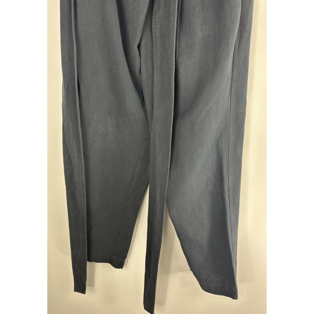 Apiece Apart Isa Wrap Pant Linen Cotton Blend Tie Waist Relaxed Trouser Size 4 - Picture 15 of 16